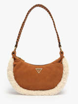 Cross Body Tas Amita Leder Guess Bruin amita W9539721